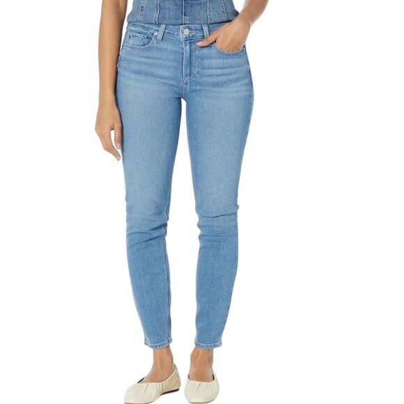 PAIGE Verdugo Ankle Mid-Rise Ultra Skinny in Sensational - Picture 1 of 9